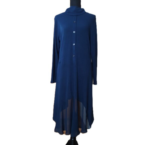 Soft Surroundings Crescent Moon High Low Tunic Dress - Picture 3 of 8